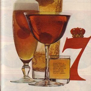 Seagram's Whiskey Ad April 1964