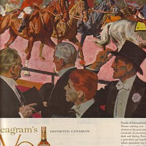 Seagram’s Whiskey Ad December 1958