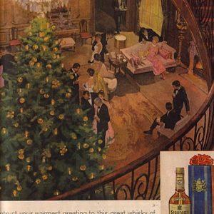 Seagram's Whiskey Ad December 1961