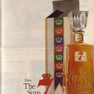 Seagram's Whiskey Ad December 1964