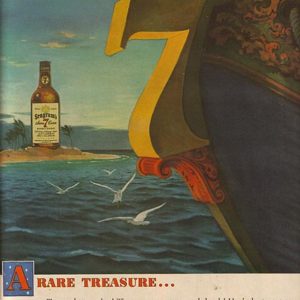 Seagram’s Whiskey Ad January 1948