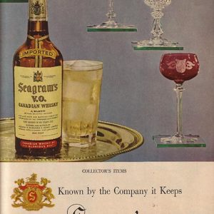 Seagram’s Whiskey Ad January 1951