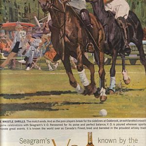 Seagram’s Whiskey Ad June 1959