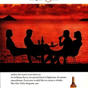 Seagram's Whiskey Ad June 1964