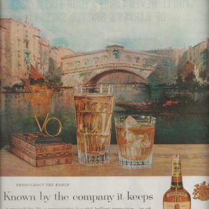 Seagram’s Whiskey Ad May 1958