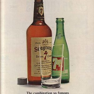 Seagram's Whiskey Ad May 1964