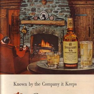 Seagram’s Whiskey Ad November 1955