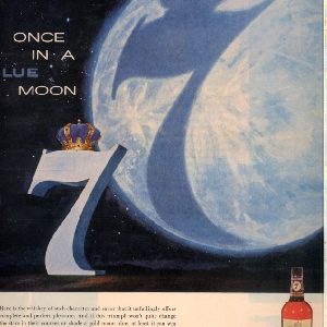 Seagram’s Whiskey Ad November 1958