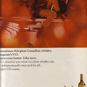 Seagram's Whiskey Ad November 1964