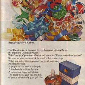 Seagram’s Whiskey Ad November 1967