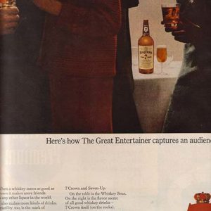 Seagram's Whiskey Ad October 1963