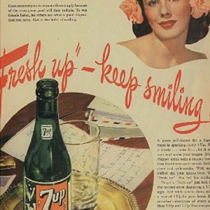 Seven-Up Ad 1945
