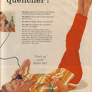 Seven-Up Ad April 1957
