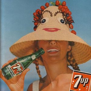 Seven-Up Ad August 1958