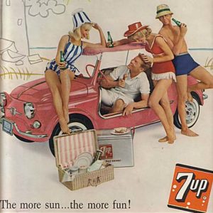Seven-Up Ad August 1961