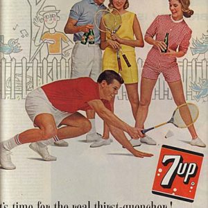 Seven-Up Ad August 1963