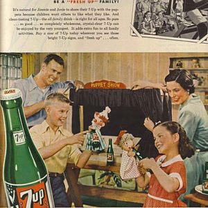 Seven-Up Ad February 1951