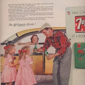 Seven-Up Ad July 1956