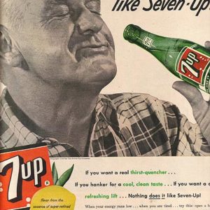 Seven-Up Ad March 1955