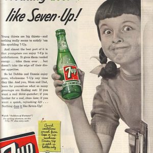 Seven-Up Ad October 1955
