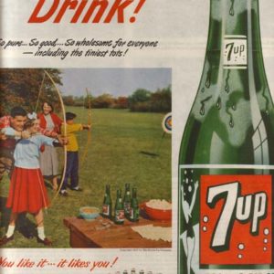 Seven-Up Ad September 1951
