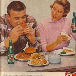 Seven-Up Ad September 1957