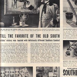 Southern Comfort Whiskey Ad 1953