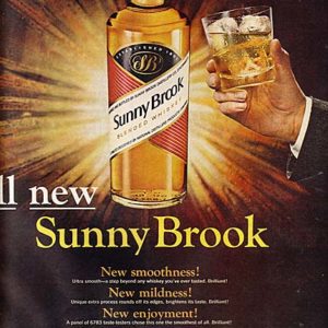 Sunny Brook Whiskey Ad October 1965