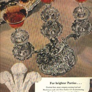 Three Feathers Whiskey Ad 1947