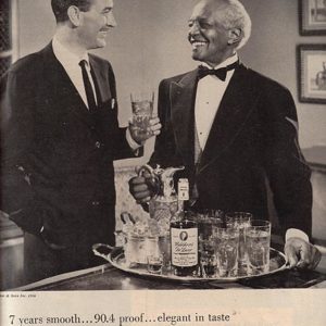 Walker's DeLuxe Bourbon Whiskey Ad 1956