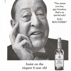 Walker’s DeLuxe Bourbon Whiskey Ad 1968