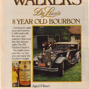 Walker’s DeLuxe Bourbon Whiskey Ad 1975