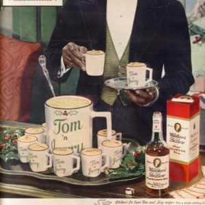 Walker's DeLuxe Bourbon Whiskey Ad December 1950