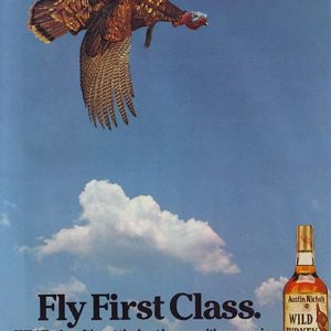 Wild Turkey Bourbon Whiskey Ad 1985