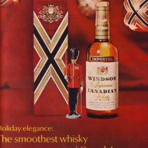Windsor Canadian Whiskey Ad December 1968