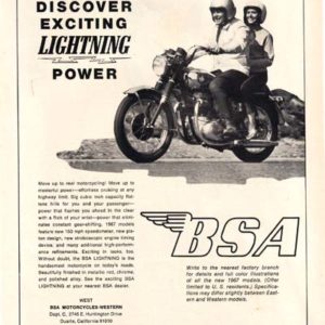 BSA Ad March 1967