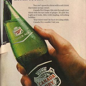 Canada Dry Ad 1966