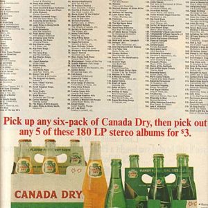 Canada Dry Ad May 1964