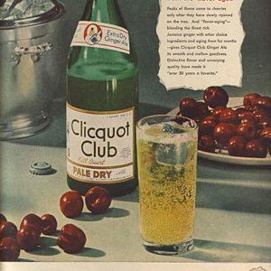 Clicquot Club Ad 1947