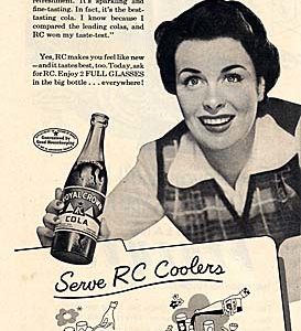 Constance Smith RC Cola Ad 1952