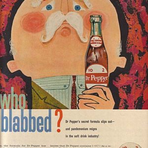 Dr. Pepper Ad 1960