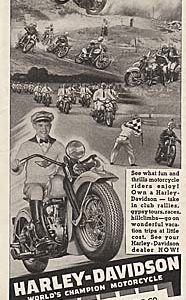 Harley-Davidson Ad 1940