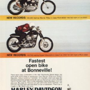 Harley-Davidson Ad February 1968