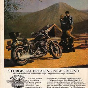 Harley-Davidson Ad July 1981