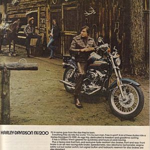 Harley-Davidson Ad March 1974