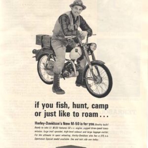 Harley-Davidson Ad May 1965