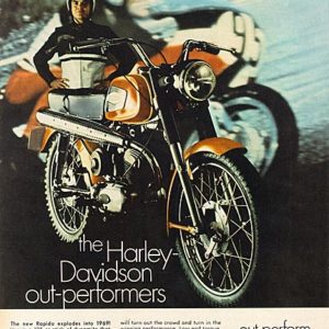 Harley-Davidson Ad October 1968