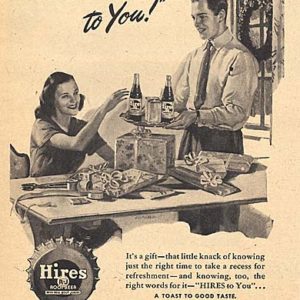 Hires Root Beer Ad 1946