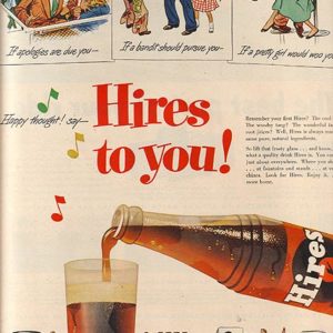 Hires Root Beer Ad 1951