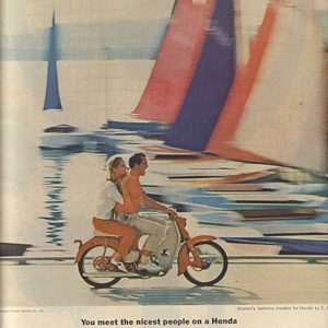 Honda Motorcycle Ad 1964